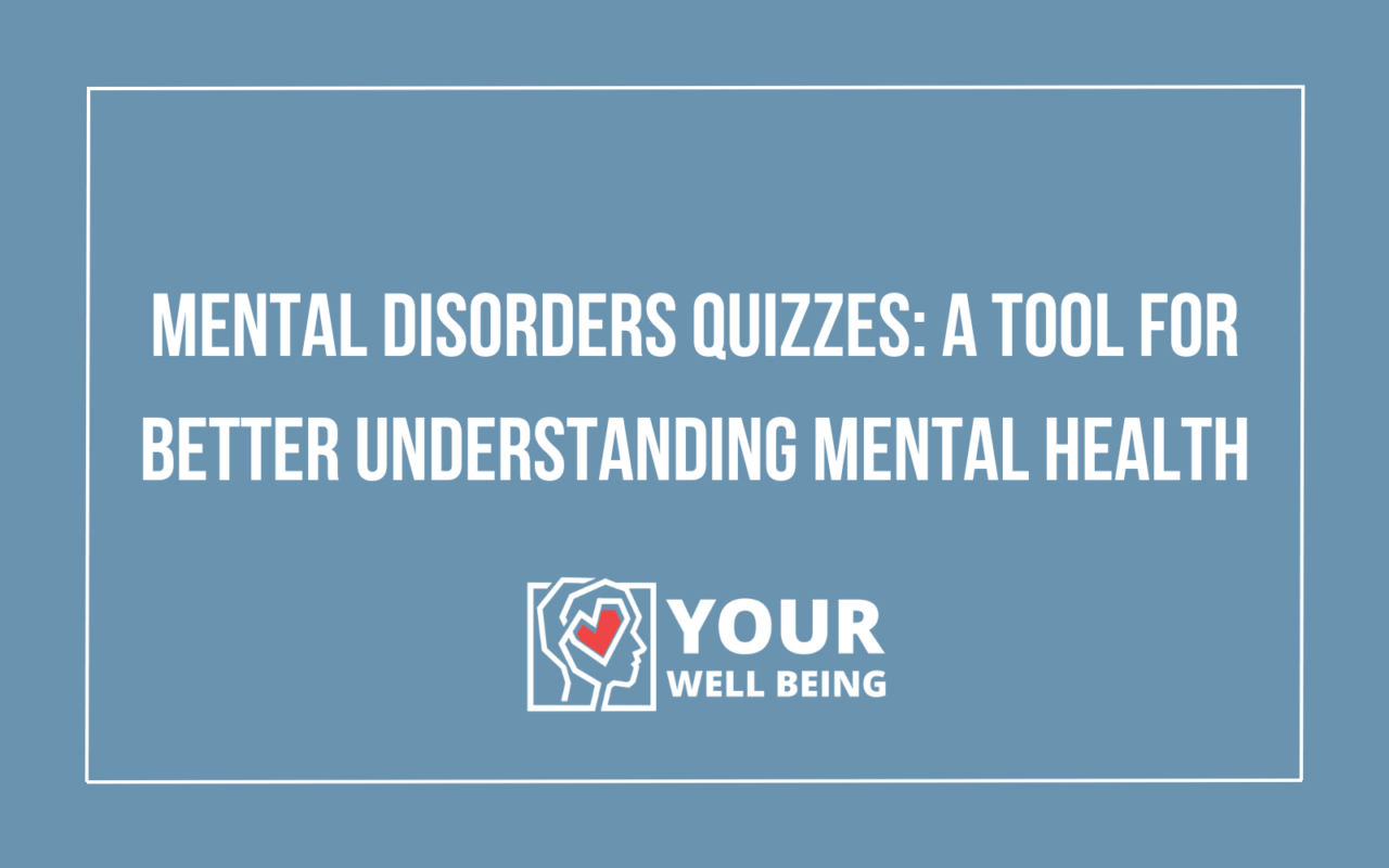 Mental Disorders Quizzes