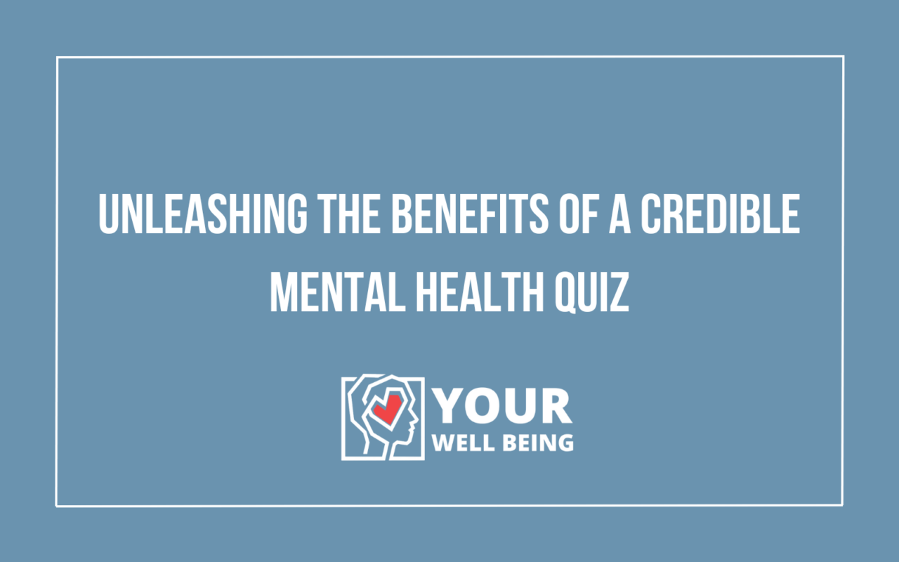 credible mental health quiz