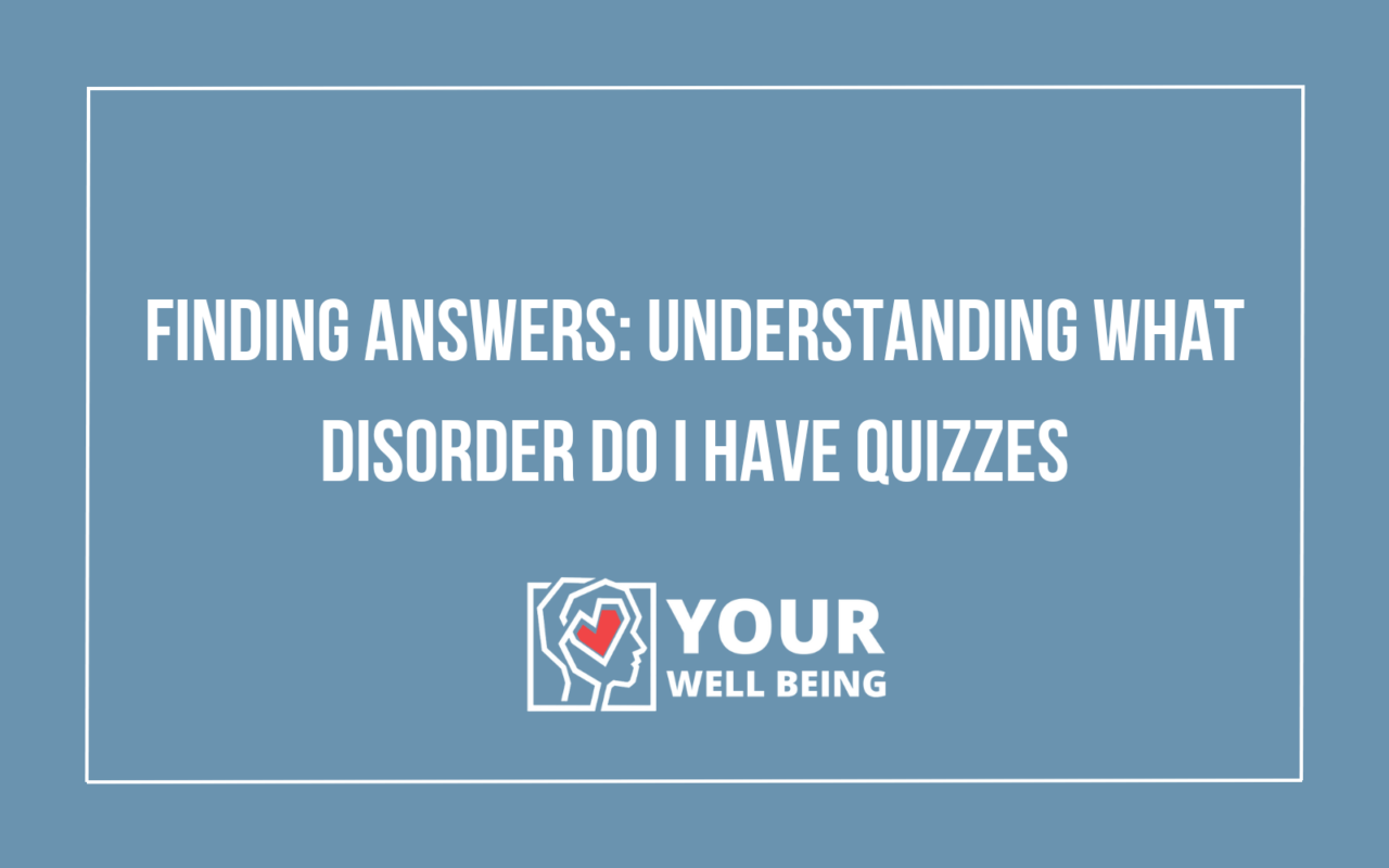 what disorder do i have quizzes