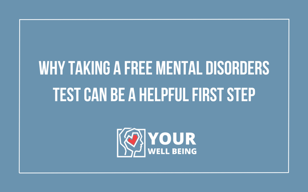 free mental disorders test