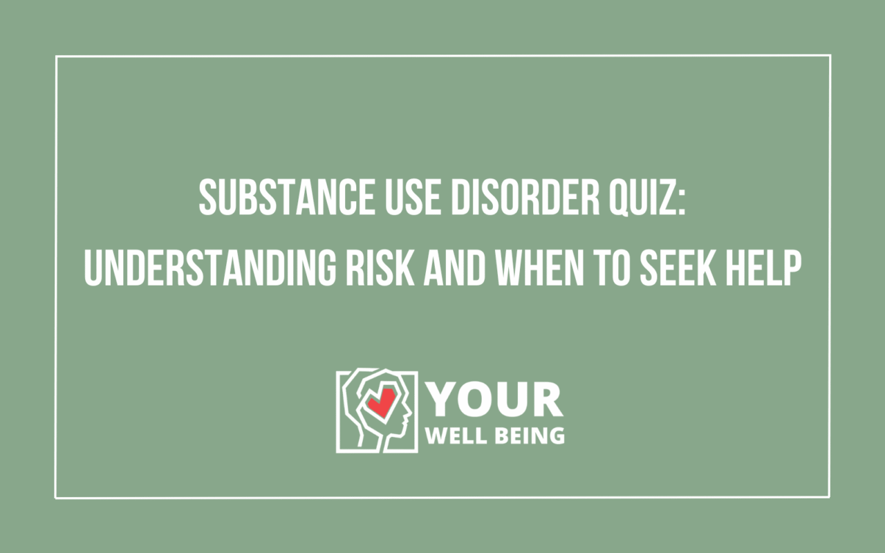 substance use disorder quiz