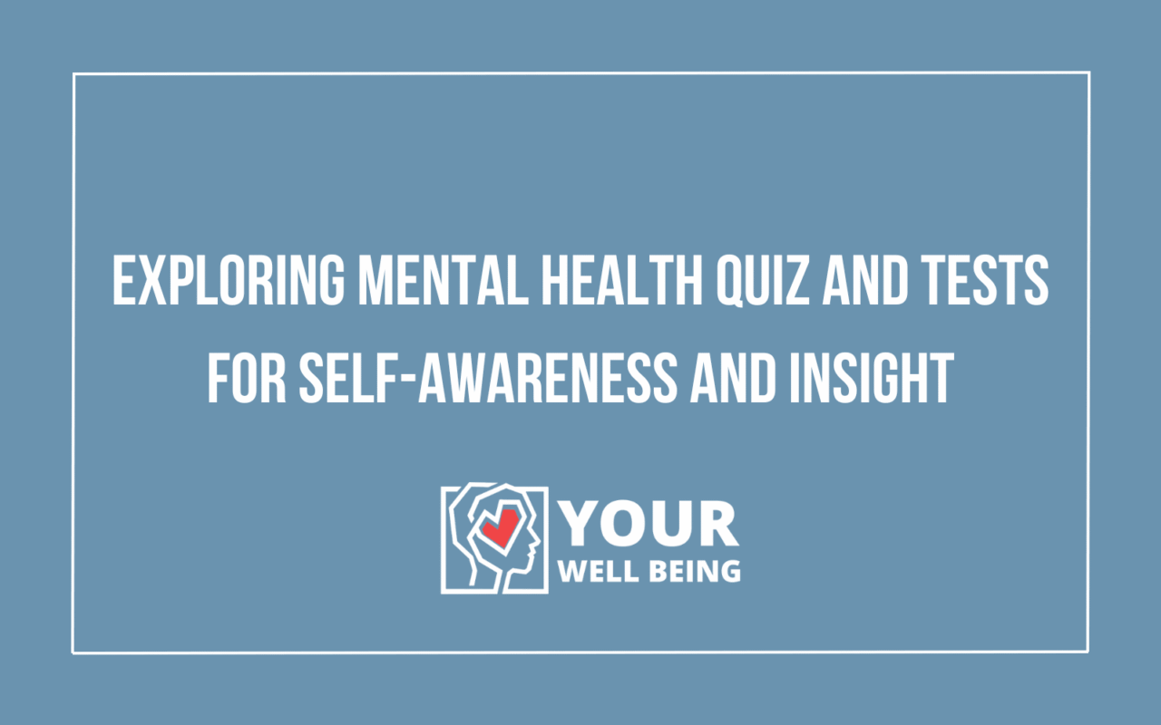 mental health quiz and tests