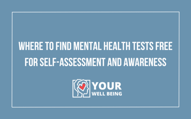 mental health tests free