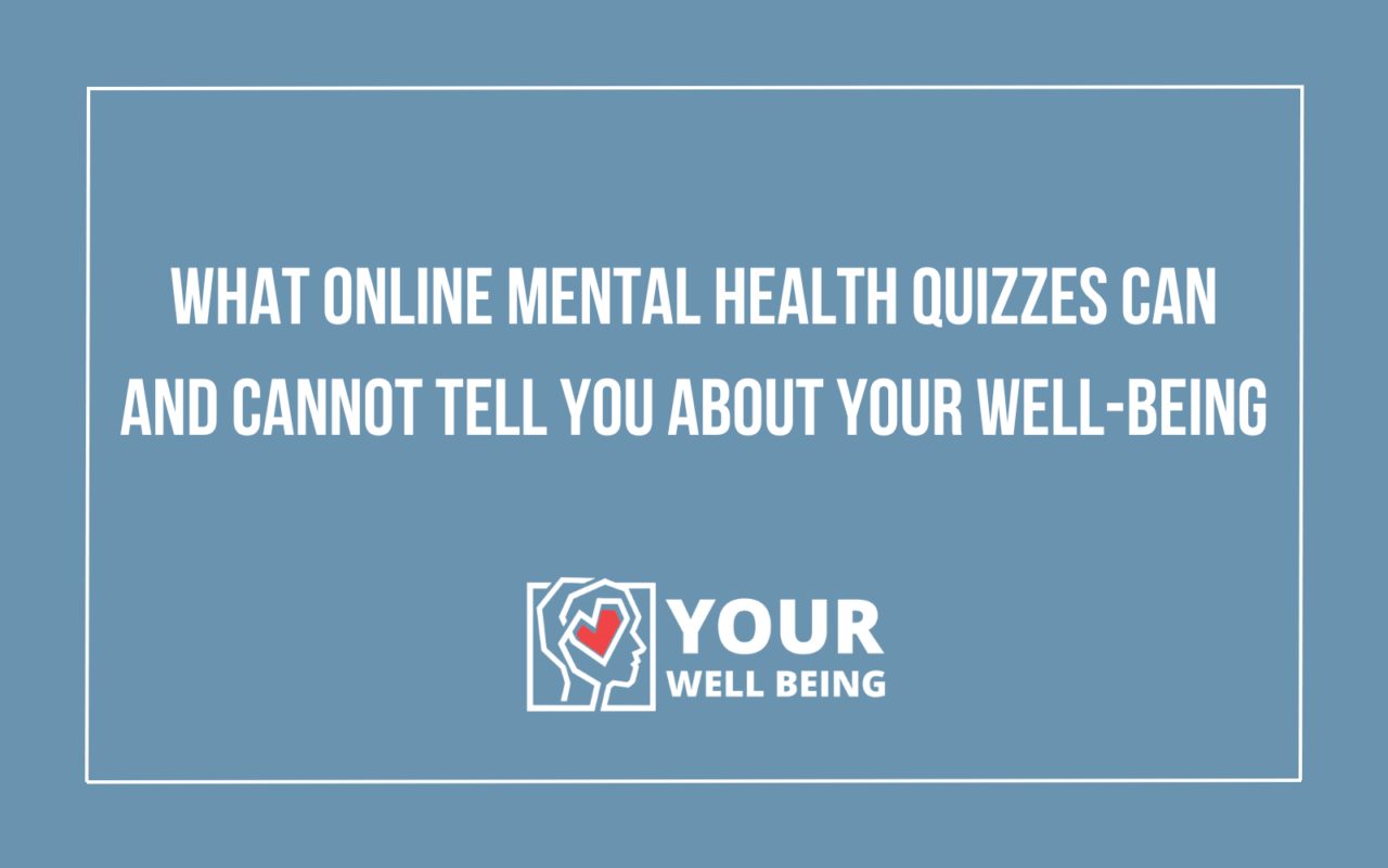 Online Mental Health Quizzes