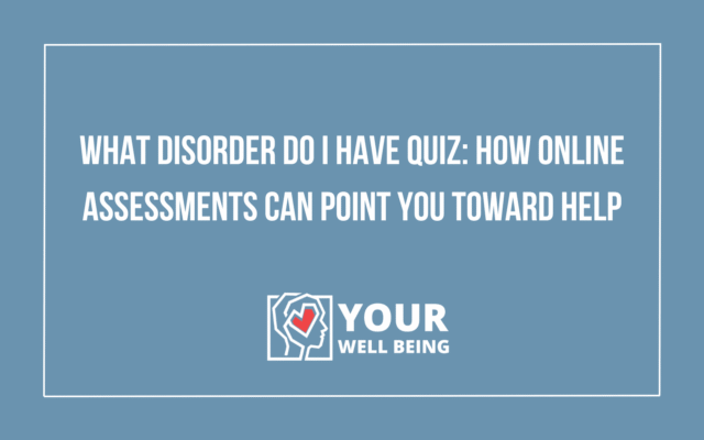 what disorder do I have quiz