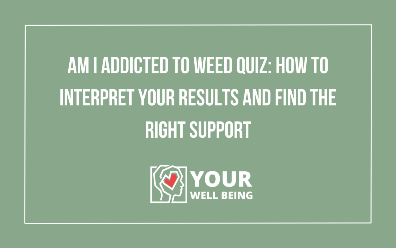 Am I Addicted to Weed Quiz
